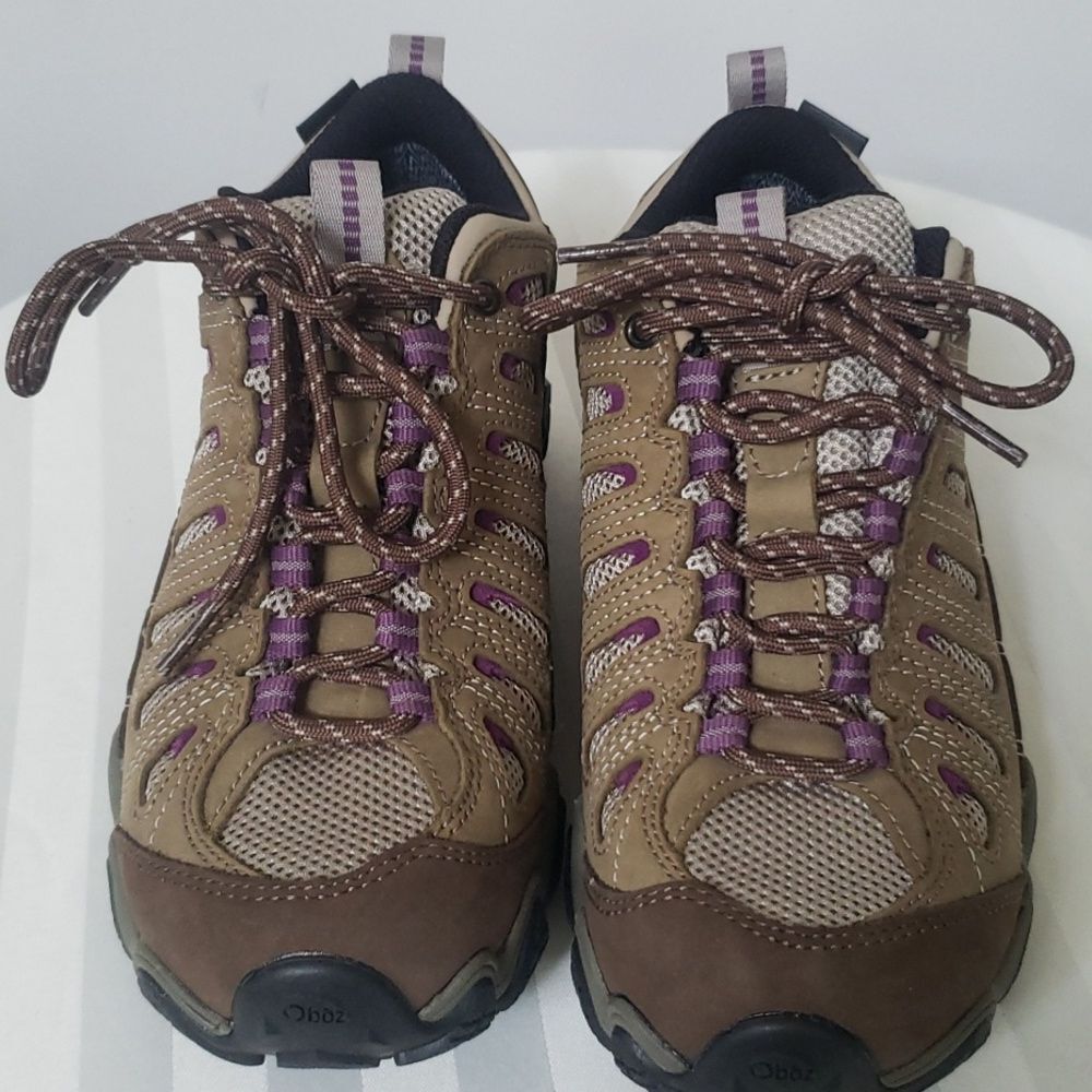 ‎ Women 7 Oboz Sawtooth Low Waterproof Hiking Boots Gorpcore Outdoor Camp